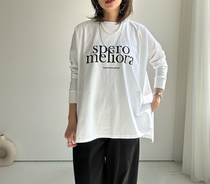 画像1: ●もちもちびよーんと伸びる素材【3/20 LIVEアイテム】●speroロゴロンT (1)