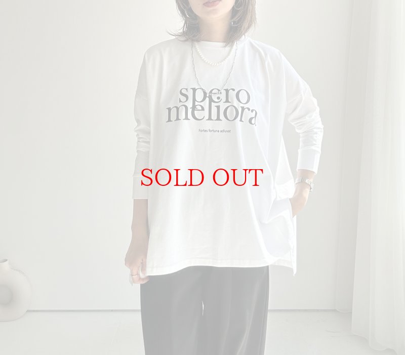 画像1: ●もちもちびよーんと伸びる素材【3/20 LIVEアイテム】●speroロゴロンT (1)