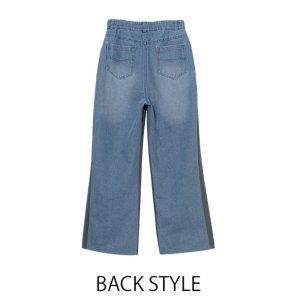 画像2: ●期間限定ご予約5倍ポイント●【3/25LIVEアイテム】デニムドッキングイージースラックス（予約/5月）