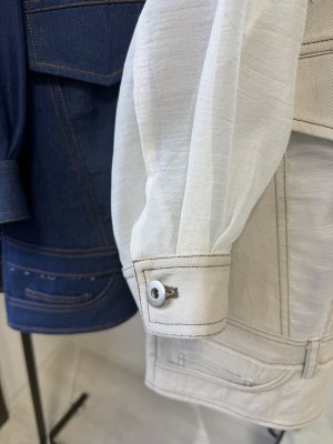 画像6: ●期間限定ご予約5倍ポイント●【3/25LIVEアイテム】デニム×シアードッキングジャケット（予約/5月）