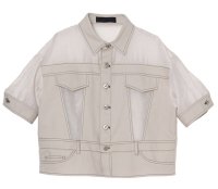 ●期間限定ご予約5倍ポイント●【3/25LIVEアイテム】デニム×シアードッキングジャケット（予約/5月）