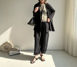 画像2: ●メーカー在庫限りで終売●【3/28 LIVEアイテム】裾絞りOK◎さらさらカーゴパンツ（メーカー確認後確保）