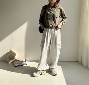 画像5: ●メーカー在庫限りで終売●【3/28 LIVEアイテム】裾絞りOK◎さらさらカーゴパンツ（メーカー確認後確保）