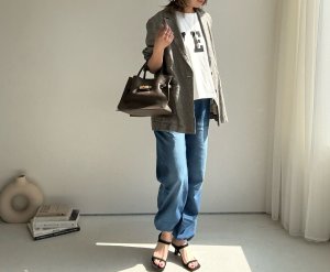 画像6: ●メーカー在庫限りで終売●【3/28 LIVEアイテム】裾が絞れる2WAYシルエット◎ストレッチジョガーデニム（メーカー確認後確保）