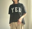画像4: ●インしないで良い丈◎前後差ベストバランス!【3/28LIVEアイテム】YELオーバーロゴT (4)