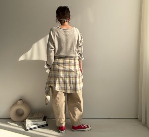 画像5: ●ゆるっとシルエットが可愛い【3/28LIVEアイテム】ルーズスエットプルオーバー