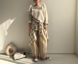 画像2: ●ゆるっとシルエットが可愛い【3/28LIVEアイテム】ルーズスエットプルオーバー