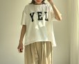画像1: ●インしないで良い丈◎前後差ベストバランス!【3/28LIVEアイテム】YELオーバーロゴT (1)