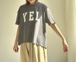 画像6: ●インしないで良い丈◎前後差ベストバランス!【3/28LIVEアイテム】YELオーバーロゴT (6)