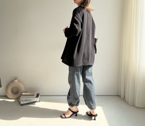 画像8: ●メーカー在庫限りで終売●【3/28 LIVEアイテム】裾が絞れる2WAYシルエット◎ストレッチジョガーデニム（メーカー確認後確保）