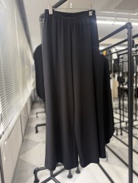 ●メーカー在庫限り●【3/31 LIVEアイテム】ストレッチジョーゼットワイドパンツ（セットアップ可能）