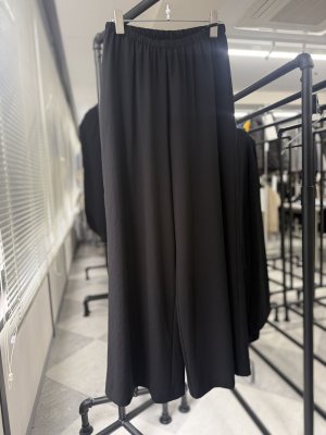 画像1: ●メーカー在庫限り●【3/31 LIVEアイテム】ストレッチジョーゼットワイドパンツ（セットアップ可能）