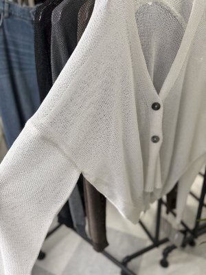 画像2: ●SALE●メーカー在庫限り●【3/31 LIVEアイテム】ドルマンメッシュカーデ