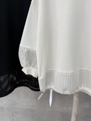 画像2: ●期間限定●ご予約5倍ポイント●【4/3LIVEアイテム】パンチング切替トップス（予約/5月）