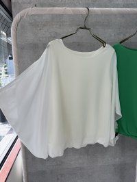 ●期間限定●生産枠に限りあり●【4/3LIVEアイテム】スリットスリーブシフォンプルオーバー（予約/5月）