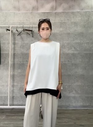 画像3: ●期間限定●生産枠に限りあり●【4/3LIVEアイテム】変形レイヤードタンク（予約/4-5月）