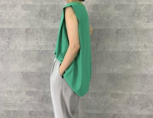 画像8: ●期間限定●生産枠に限りあり●背中のお肉をカバーする「セナ肉カバートップス【4/3LIVEアイテム】チュールパイピングトップス（予約/5-6月）