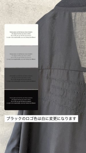 画像2: ●期間限定●ご予約5倍ポイント●【4/3LIVEアイテム】バックロゴシアーカーデ（予約/5-6月）