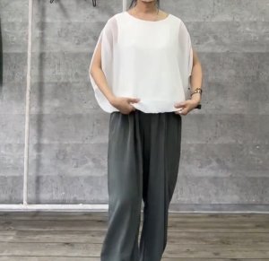 画像8: ●期間限定●生産枠に限りあり●【4/3LIVEアイテム】スリットスリーブシフォンプルオーバー（予約/5月）