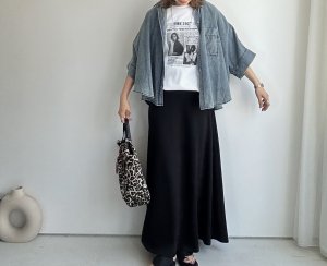 画像4: ●期間限定●生産枠に限りあり●【4/8LIVEアイテム】冷感とろみ美ラインスカート（予約/5月）