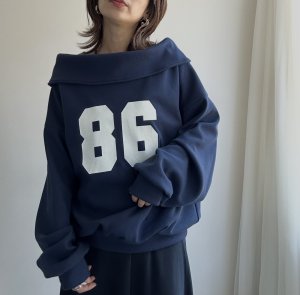 画像3: ●期間限定●生産枠に限りあり●【4/8LIVEアイテム】ナンバーロゴオフショルスエット（予約/5月）