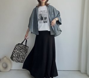 画像3: ●期間限定●生産枠に限りあり●【4/8LIVEアイテム】冷感とろみ美ラインスカート（予約/5月）