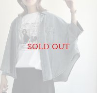 ●期間限定●生産枠に限りあり●【4/8LIVEアイテム】ドルマンデニムシャツ（予約/5月）