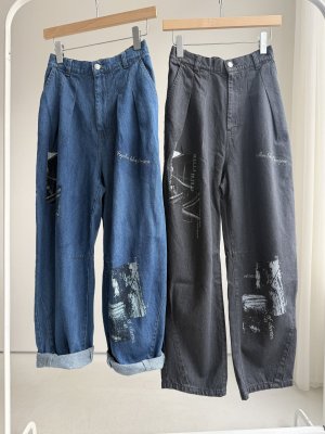 画像2: ●メーカー在庫限り●【4/8 LIVEアイテム】フォトプリントコクーンデニム