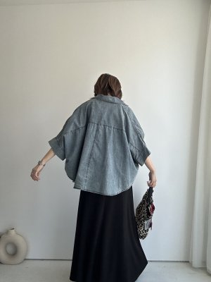 画像3: ●期間限定●生産枠に限りあり●【4/8LIVEアイテム】ドルマンデニムシャツ（予約/5月）