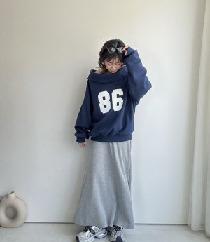 画像13: ●期間限定●生産枠に限りあり●【4/8LIVEアイテム】ナンバーロゴオフショルスエット（予約/5月）