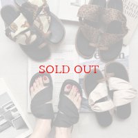 ●期間限定●生産枠に限りあり●【4/8LIVEアイテム】スカーフサンダル（予約/5月）