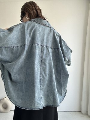 画像8: ●期間限定●生産枠に限りあり●【4/8LIVEアイテム】ドルマンデニムシャツ（予約/5月）