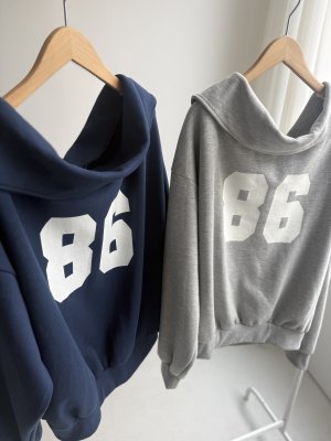 画像7: ●期間限定●生産枠に限りあり●【4/8LIVEアイテム】ナンバーロゴオフショルスエット（予約/5月）