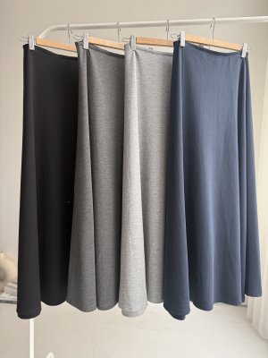 画像1: ●期間限定●生産枠に限りあり●【4/8LIVEアイテム】冷感とろみ美ラインスカート（予約/5月）