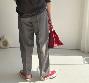 画像9: ●期間限定●ご予約10倍ポイント●【4/11LIVEアイテム】ツータックバレルパンツ（予約/8-9月）