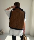 画像3: ●期間限定●ご予約10倍ポイント●【4/11LIVEアイテム】リバーシブルボアパデッドベスト（予約/9-10月） (3)