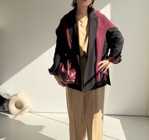 画像9: ●期間限定●ご予約10倍ポイント●【4/11LIVEアイテム】ワッフルスキッパーカラーニット（予約/8-9月）