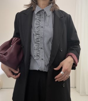 画像8: ●期間限定●ご予約10倍ポイント●【4/11LIVEアイテム】配色ダブルジャケット（予約/8-9月）