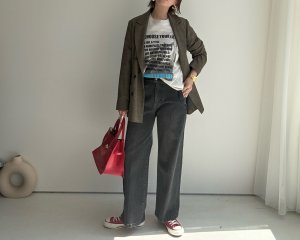 画像19: ●期間限定●ご予約10倍ポイント●【4/11LIVEアイテム】配色ダブルジャケット（予約/8-9月）