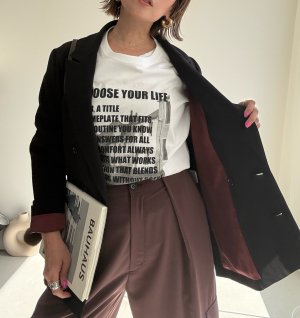 画像1: ●期間限定●ご予約10倍ポイント●【4/11LIVEアイテム】配色ダブルジャケット（予約/8-9月）