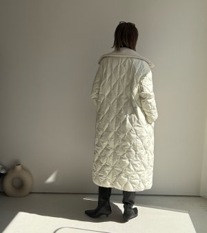 画像13: ●期間限定●ご予約10倍ポイント●【4/11LIVEアイテム】ボアトリムリバーシブルダウンコート（予約/9-10月）