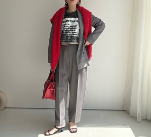 画像8: ●期間限定●ご予約10倍ポイント●【4/11LIVEアイテム】ツータックバレルパンツ（予約/8-9月）