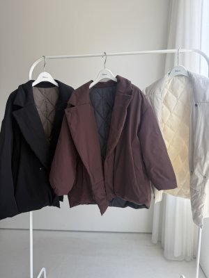 画像21: ●期間限定●ご予約10倍ポイント●【4/11LIVEアイテム】リバーシブルテーラードジャケットダウン（予約/9-10月）