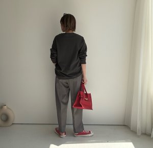 画像11: ●期間限定●ご予約10倍ポイント●【4/11LIVEアイテム】ツータックバレルパンツ（予約/8-9月）