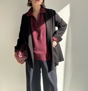 画像10: ●期間限定●ご予約10倍ポイント●【4/11LIVEアイテム】配色ダブルジャケット（予約/8-9月）