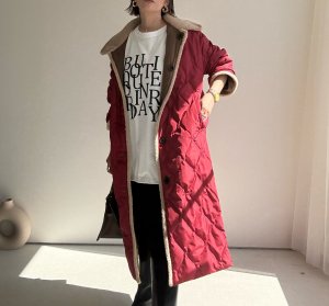 画像22: ●期間限定●ご予約10倍ポイント●【4/11LIVEアイテム】ボアトリムリバーシブルダウンコート（予約/9-10月）