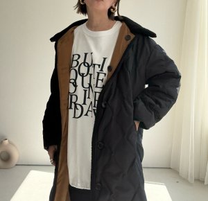 画像5: ●期間限定●ご予約10倍ポイント●【4/11LIVEアイテム】ボアトリムリバーシブルダウンコート（予約/9-10月）