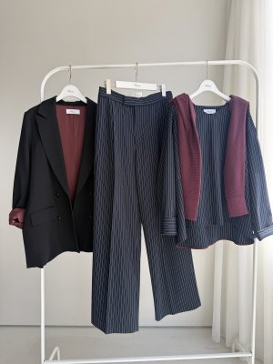 画像20: ●期間限定●ご予約10倍ポイント●【4/11LIVEアイテム】ピンストライプVネックプルオーバー（予約/8-9月）