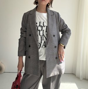 画像16: ●期間限定●ご予約10倍ポイント●【4/11LIVEアイテム】配色ダブルジャケット（予約/8-9月）