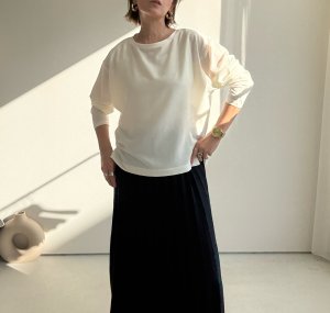 画像1: ●期間限定●ご予約10倍ポイント●【4/11LIVEアイテム】バックタックストレッチプルオーバー（予約/7-8月）